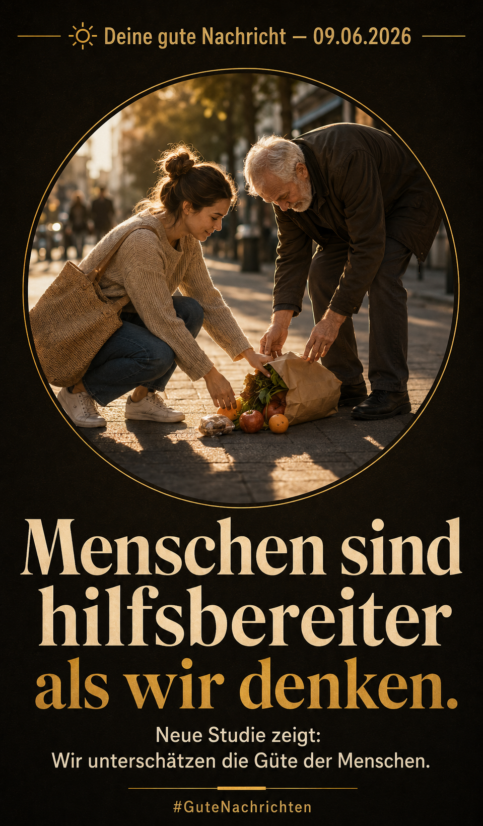 Menschen sind hilfsbereiter als wir denken